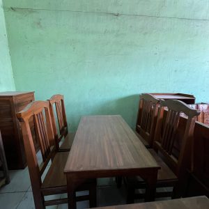 Set Meja & Kursi Makan Kayu Jati