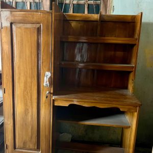 Meja Belajar + Lemari Kecil Jati